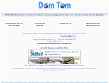 Tablet Screenshot of dom-tom.eu.com